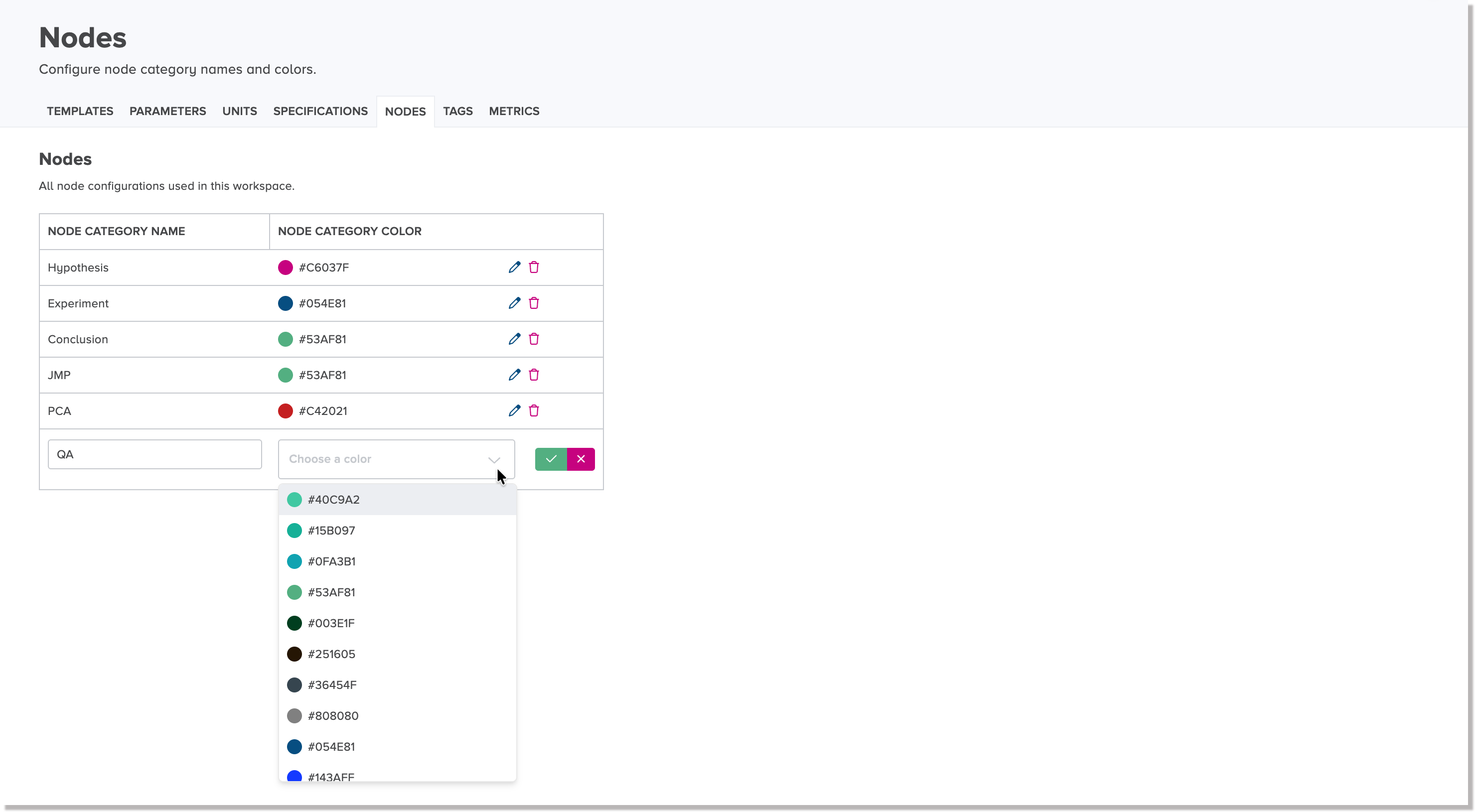 New node category color picker