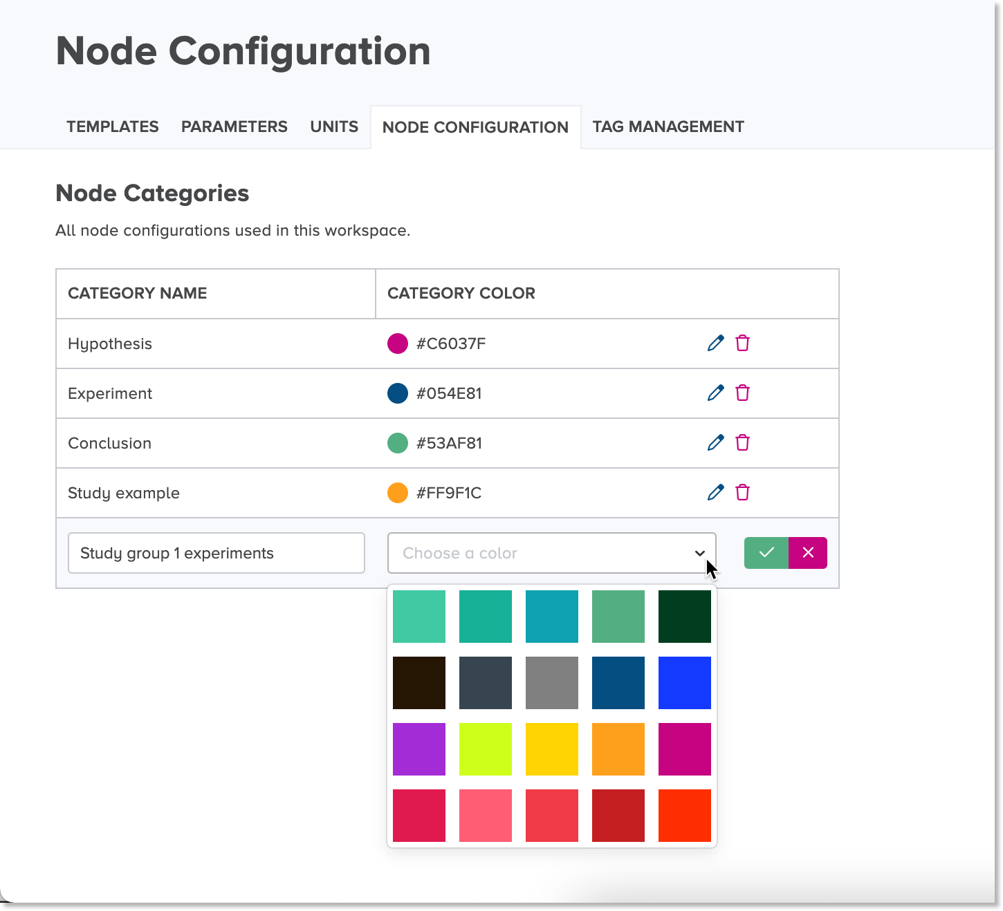 Node category color picker