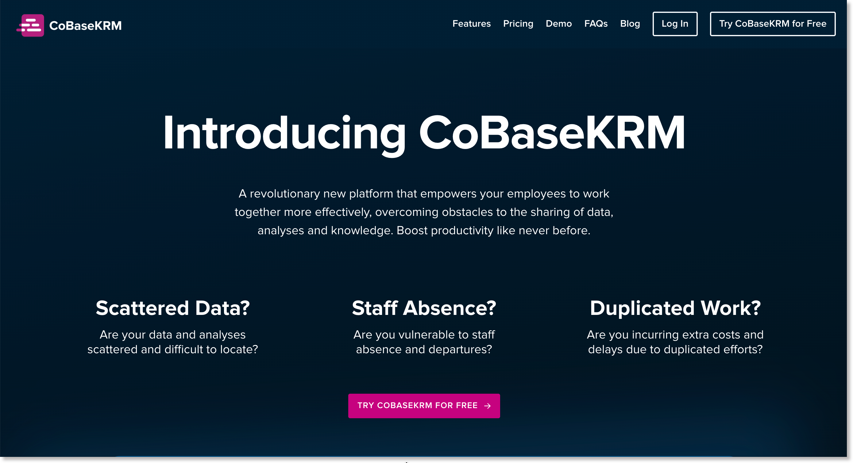 CoBaseKRM home page