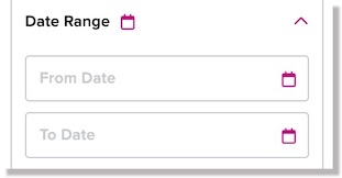 Date range filters for models